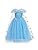 Princess Ice Queen Dress, Light Blue Tulle Ball Gown with Snowflake Cape, Girls Costume Perfect for Parties & Events
